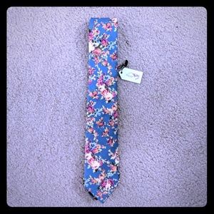 Barry Beaux teal floral tie